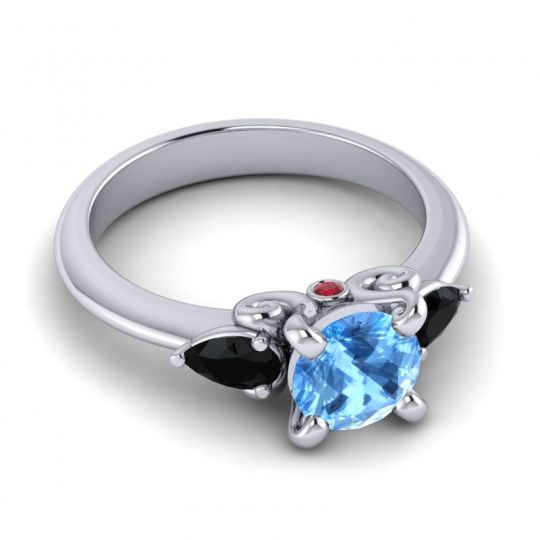 Three Stone Divya Ring