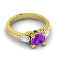 Three Stone Divya Ring