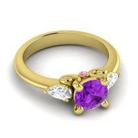 Three Stone Divya Ring