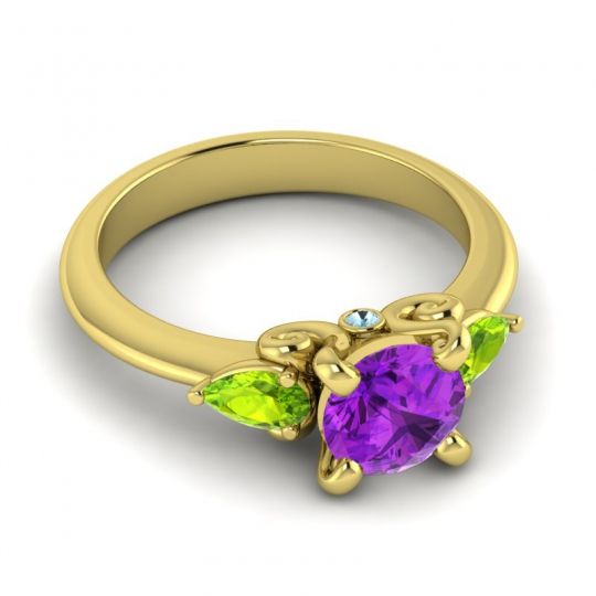 Three Stone Divya Ring