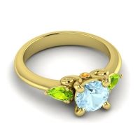Three Stone Divya Ring