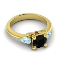 Three Stone Divya Ring