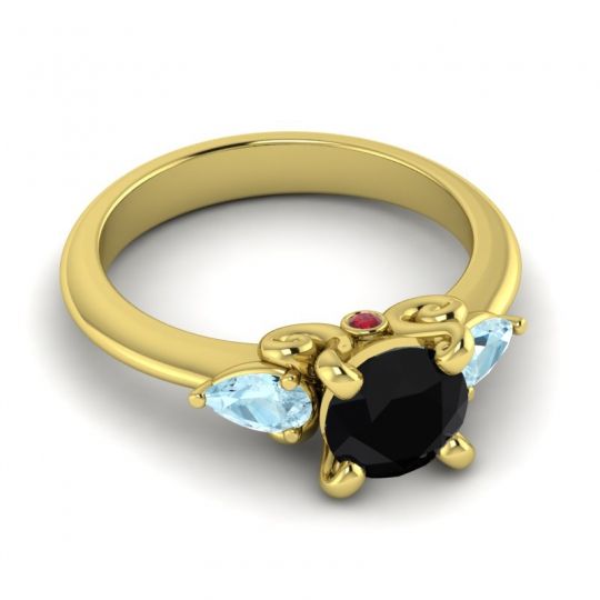 Three Stone Divya Ring
