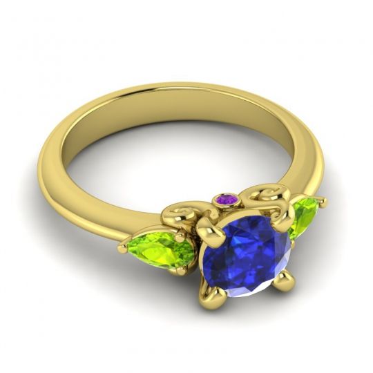 Three Stone Divya Ring