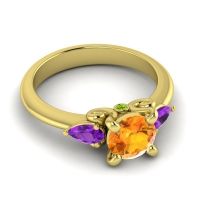 Three Stone Divya Ring