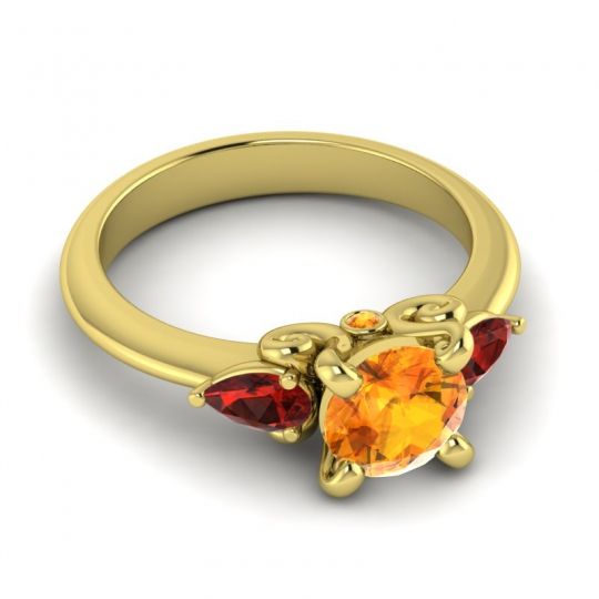 Three Stone Divya Ring