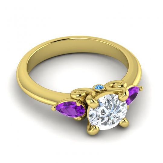 Three Stone Divya Ring