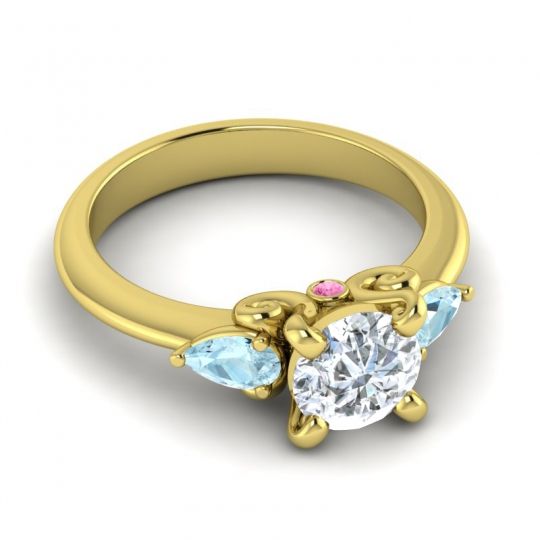 Three Stone Divya Ring