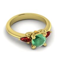 Three Stone Divya Ring