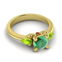 Three Stone Divya Ring