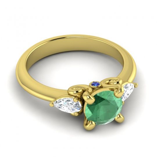 Three Stone Divya Ring