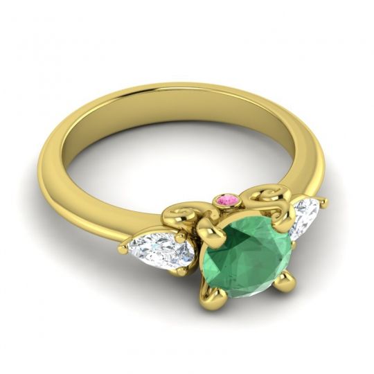 Three Stone Divya Ring