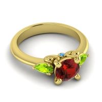 Three Stone Divya Ring