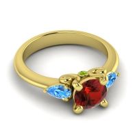 Three Stone Divya Ring