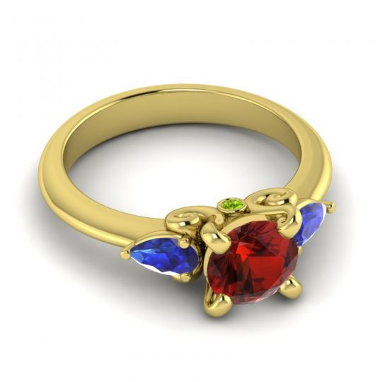 Three Stone Divya Ring