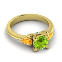 Three Stone Divya Ring