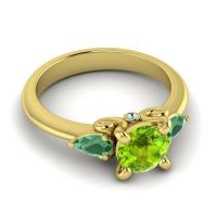 Three Stone Divya Ring