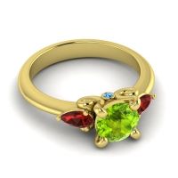 Three Stone Divya Ring