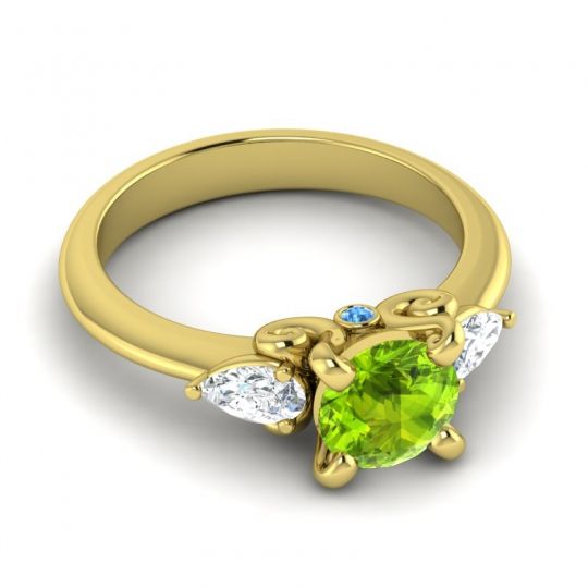 Three Stone Divya Ring