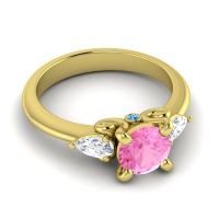 Three Stone Divya Ring