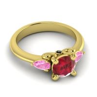 Three Stone Divya Ring