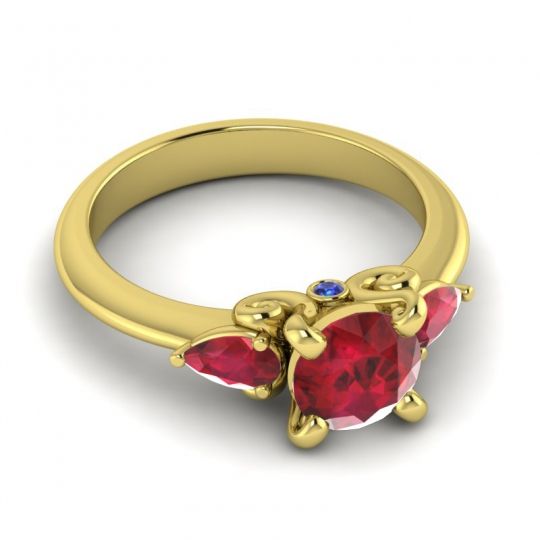 Three Stone Divya Ring