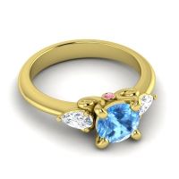 Three Stone Divya Ring