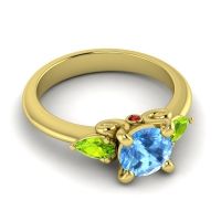 Three Stone Divya Ring