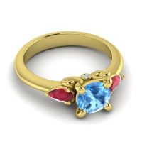 Three Stone Divya Ring