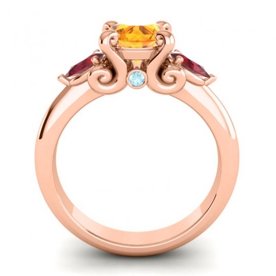 Three Stone Divya Ring
