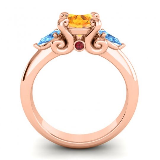Three Stone Divya Ring