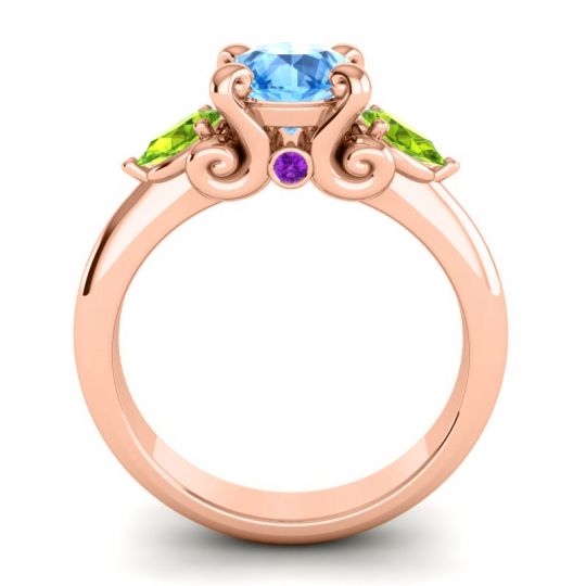 Three Stone Divya Ring