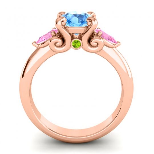 Three Stone Divya Ring