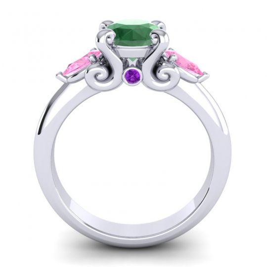 Three Stone Divya Ring