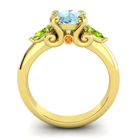 Three Stone Divya Ring