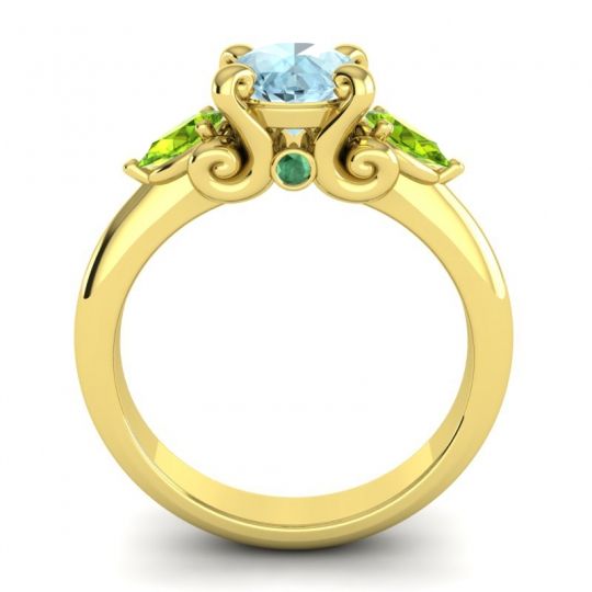 Three Stone Divya Ring