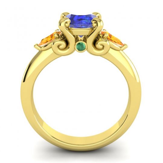 Three Stone Divya Ring