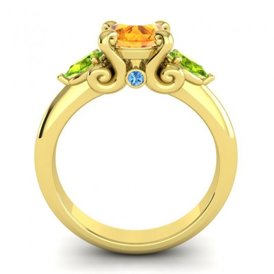 Three Stone Divya Ring