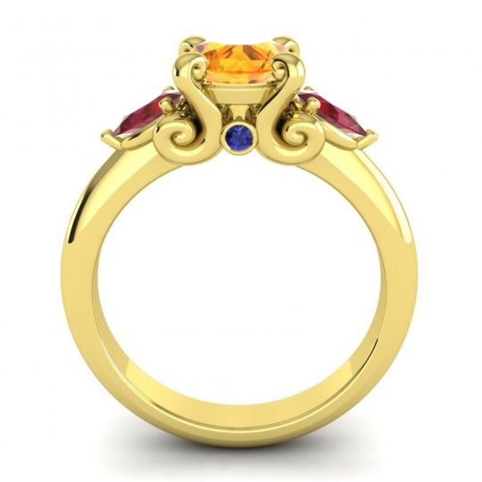 Three Stone Divya Ring