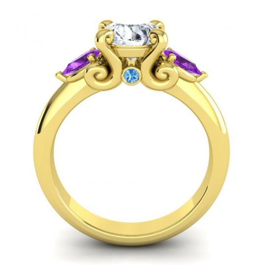 Three Stone Divya Ring