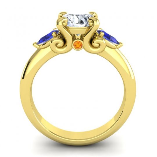 Three Stone Divya Ring