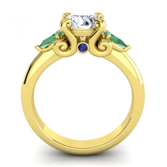 Three Stone Divya Ring