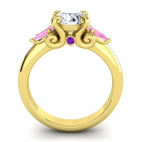 Three Stone Divya Ring