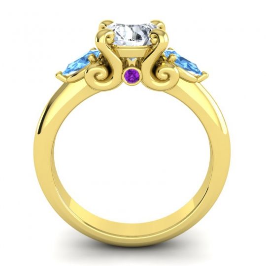 Three Stone Divya Ring