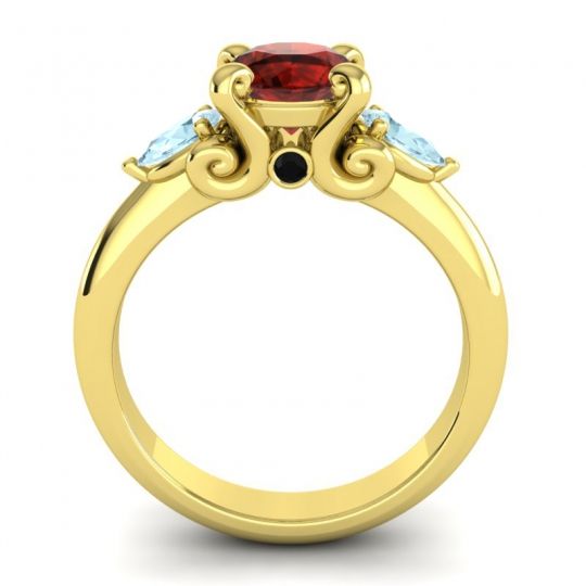 Three Stone Divya Ring