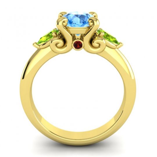 Three Stone Divya Ring