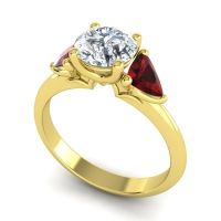 Three Stone Tisrah Ring