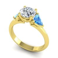 Three Stone Tisrah Ring