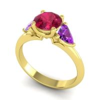 Three Stone Tisrah Ring
