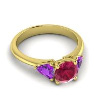 Three Stone Tisrah Ring